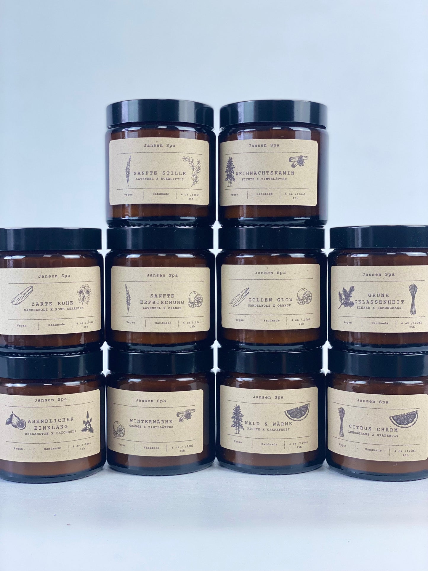 Lavendel x Orange - Duftkerze | Jansen Spa