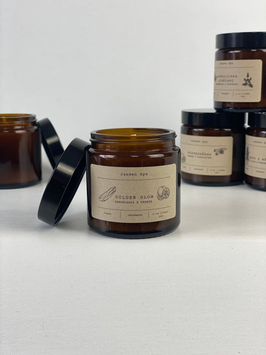 Sandelholz x Orange - Duftkerze | Jansen Spa