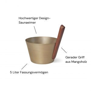 Design Saunaeimer - Aluminium Silber | Jansen Spa